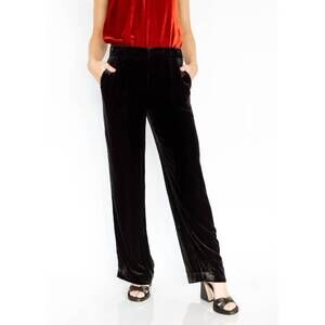 NEW GO BY GO SILK cocktail pant in black